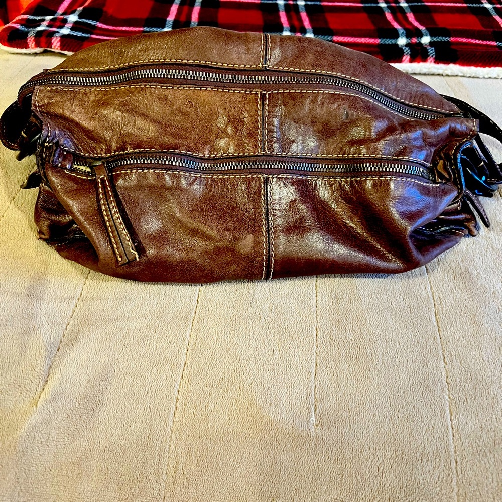 FRANCESOBIASIA Brown soft leather purse